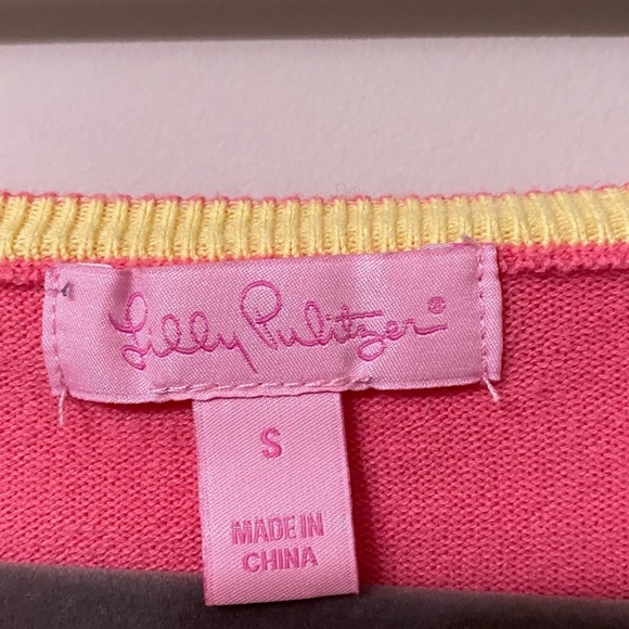 Lilly Pulitzer Maria BoatNeck Striped Pullover Sweater Size S - Picture 9 of 11